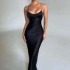 Articat Satin Mermaid Gown - Backless Lace-Up Slip Dress with Sweetheart Neck, Sexy Silk Partywear for Women - Image 2