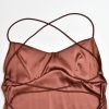 Articat Satin Mermaid Gown - Backless Lace-Up Slip Dress with Sweetheart Neck, Sexy Silk Partywear for Women - Image 7