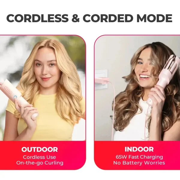 TYMO Automatic Hair Curler - Smart Temp Control | Ionic Protection | Fast Styling for All Hair Types | Long-Lasting Curls | Home Hair Styling Tool - Image 7