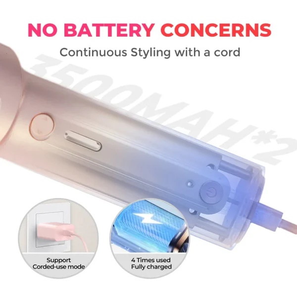 TYMO Automatic Hair Curler - Smart Temp Control | Ionic Protection | Fast Styling for All Hair Types | Long-Lasting Curls | Home Hair Styling Tool - Image 16